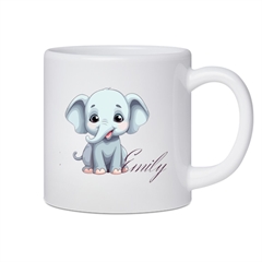 Elefant kop med navn